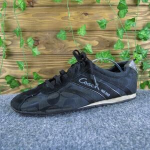 Coach Black Signature Logo Sneakers